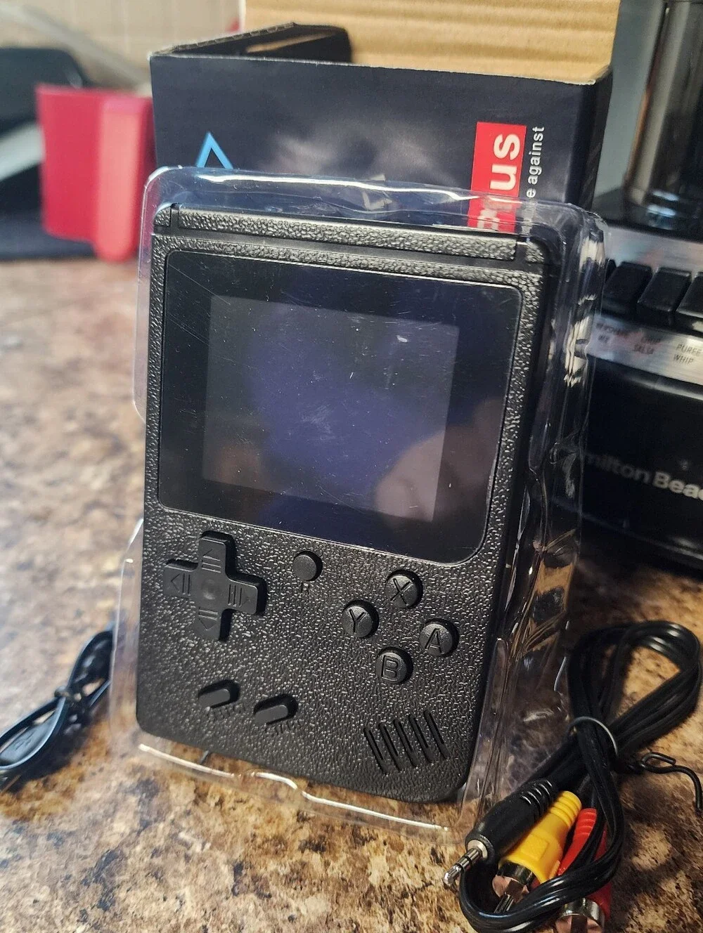 Retro Handheld Game Console - Blue